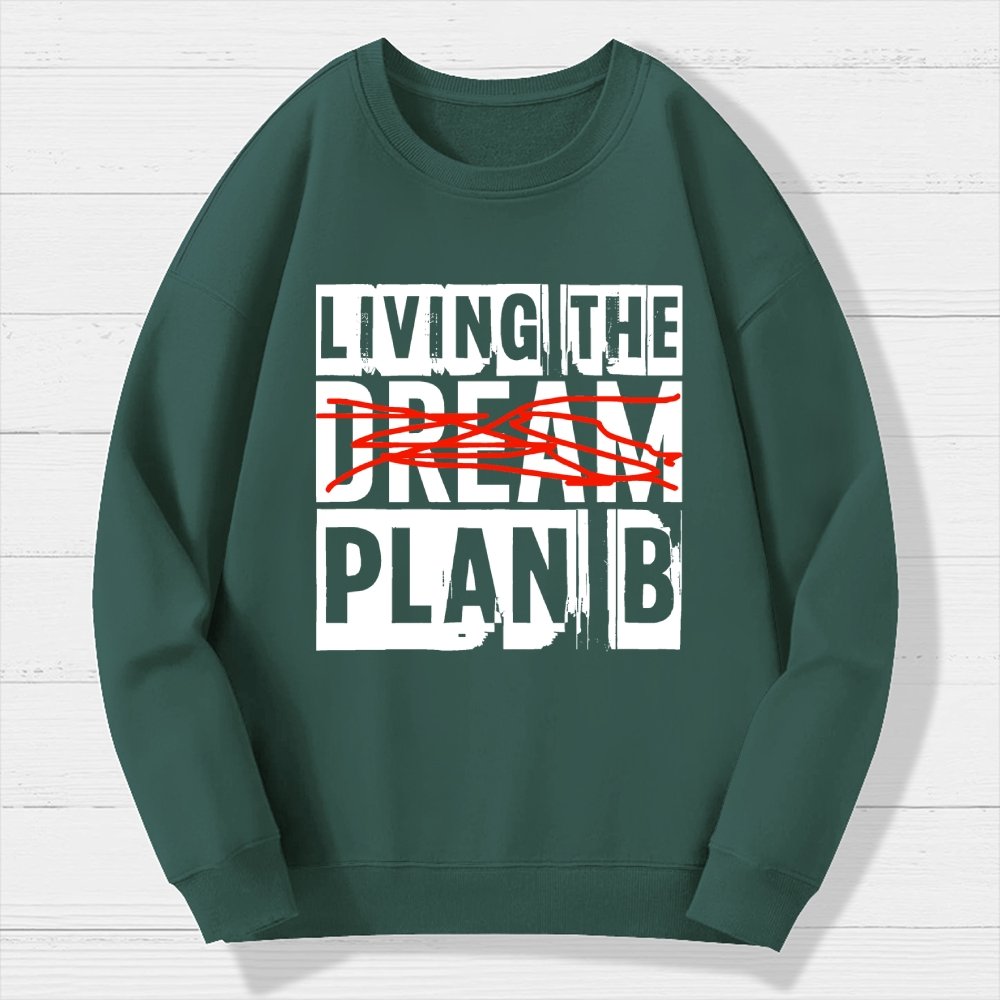 Living Plan B Geek Cotton Sweatshirt