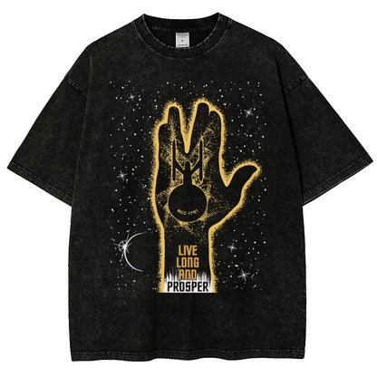 Live long and prosper Vintage Distressed T-shirt