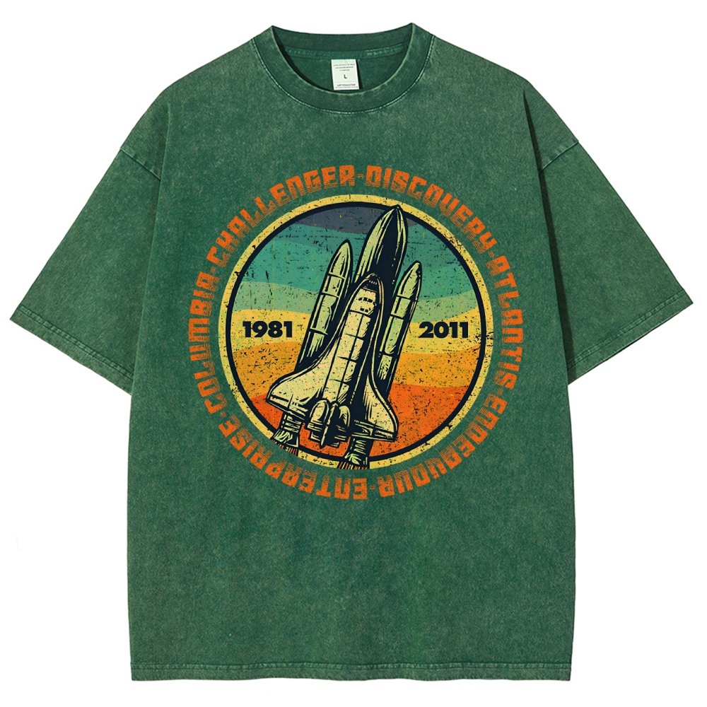 Through Hardship To The Stars Vintage Distressed T-shirt