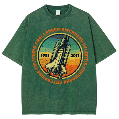 Through Hardship To The Stars Vintage Distressed T-shirt
