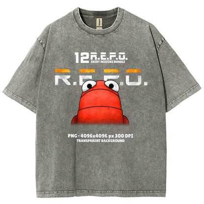 R.E.P.O. Game Funny Meme Vintage Distressed T-shirt