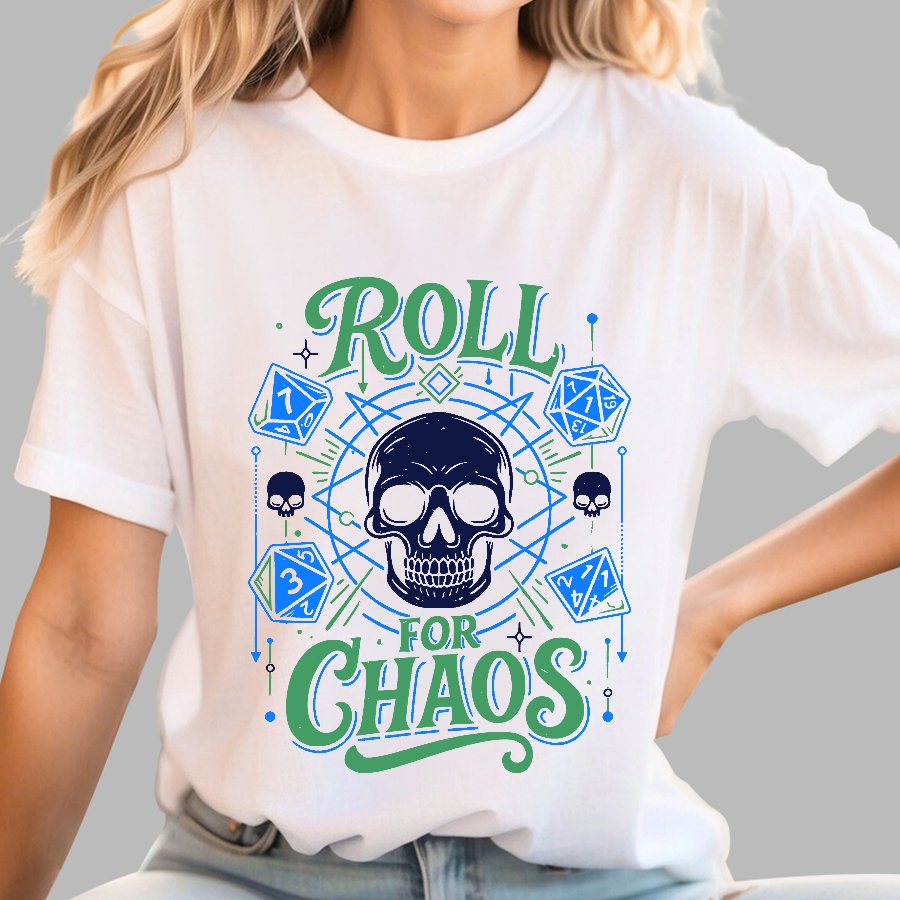 Roll For Chaos Geek T-Shirt