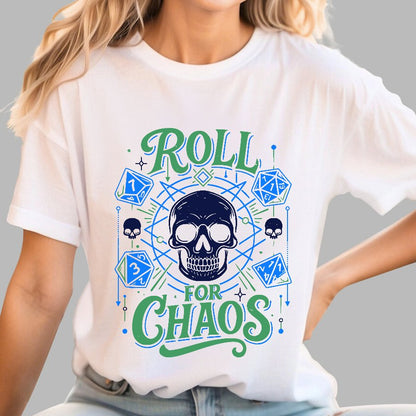 Roll For Chaos Geek T-Shirt