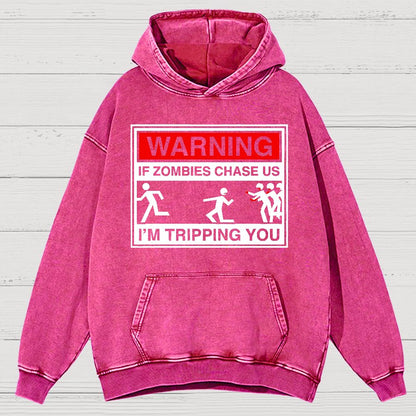 If Zombies Chase Us Vintage Distressed Vintage Distressed Hoodie