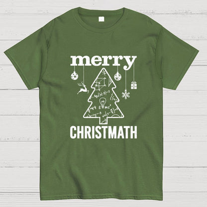Merry Christmas Christmas Math Jokes Geek T-Shirt