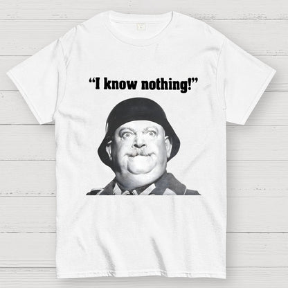 I Know Nothing Art Print Geek T-Shirt