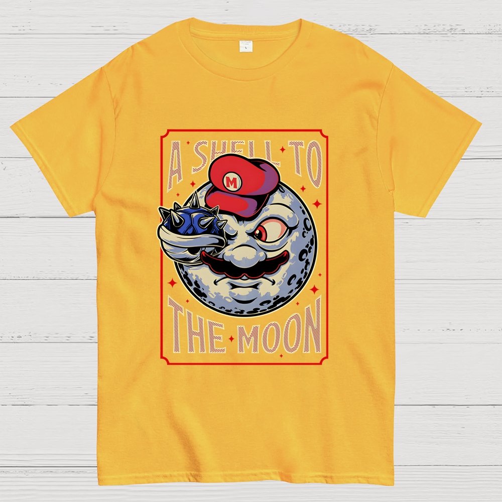 Moon Shell Movie Game Geek T-Shirt