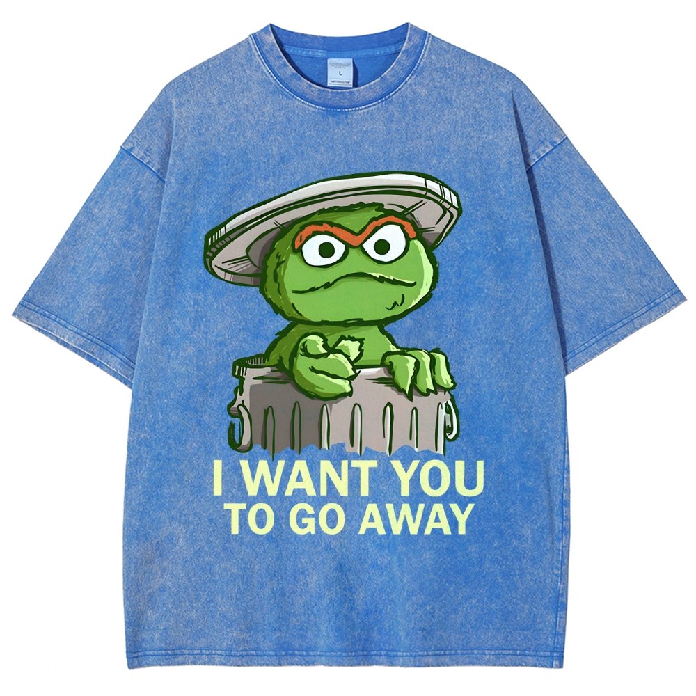 I Want You to Go Away Vintage Distressed T-shirt