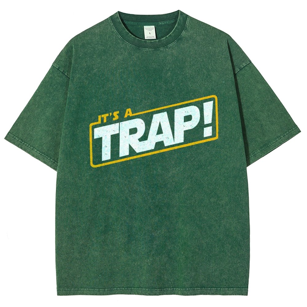It's A Trap Vintage Distressed T-shirt
