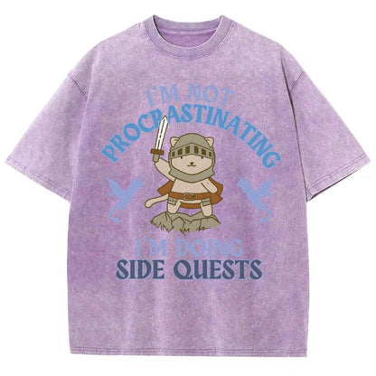 I'm Doing Side Quests Vintage Distressed T-shirt