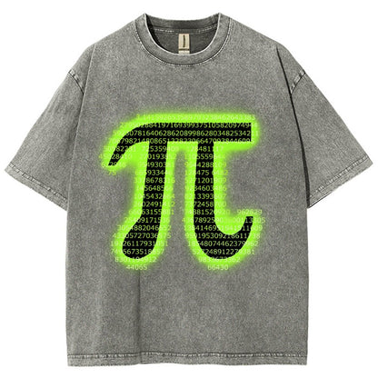 Pi Vintage Distressed T-shirt