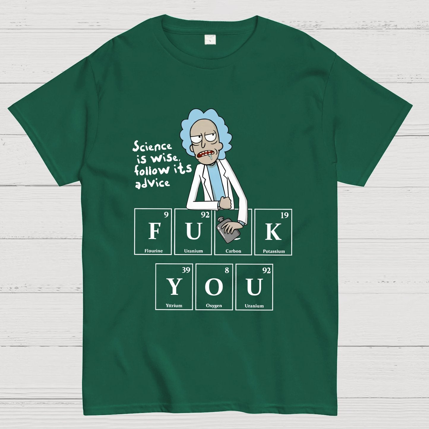 Science Is Wise Follow It's Advice Geeky T-Shirt