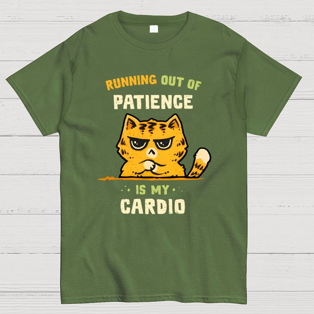 Running Out Of Patience Geek T-Shirt