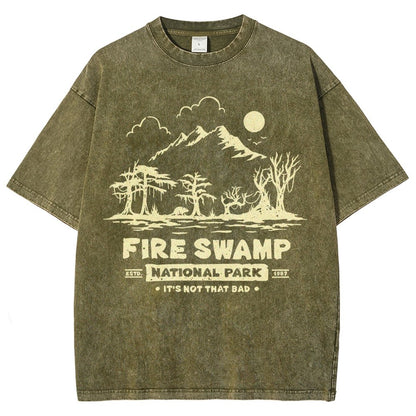 Flame Swamp National Park Vintage Distressed T-shirt