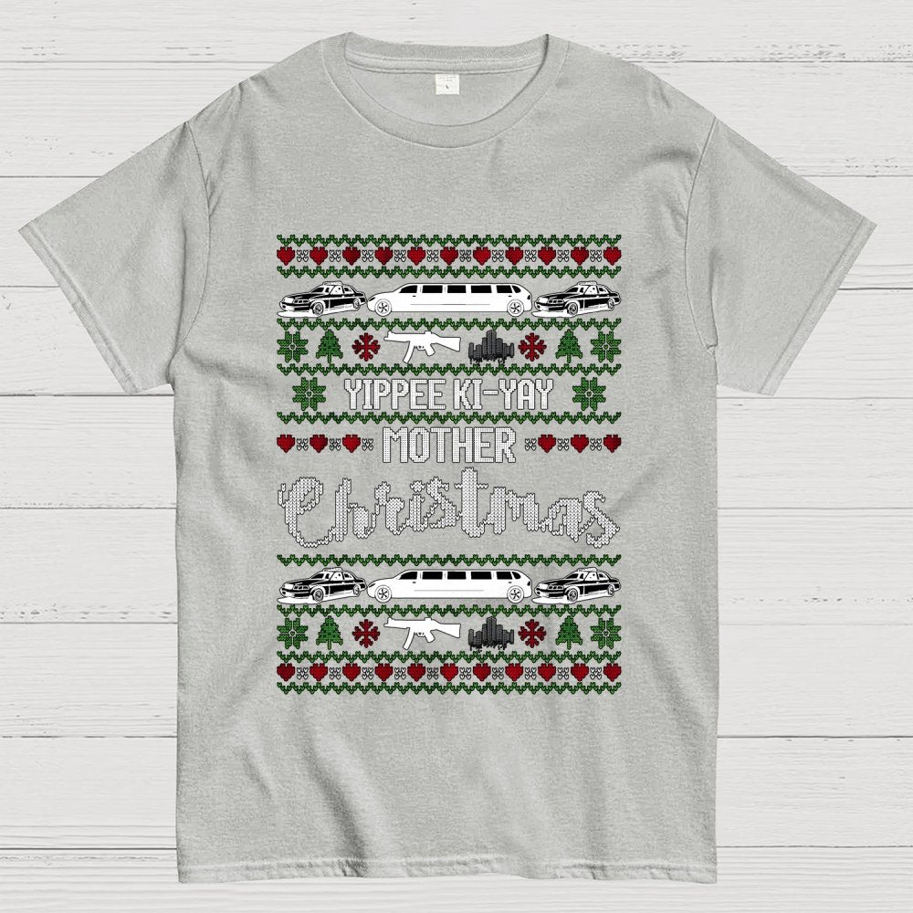 Yippee Ki-Yay Mother Christmas Ugly Geek T-Shirt