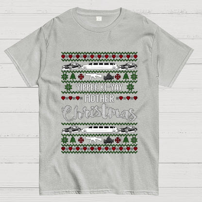 Yippee Ki-Yay Mother Christmas Ugly Geek T-Shirt
