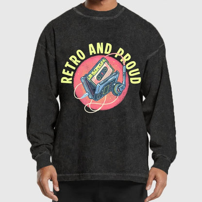 Retro and Proud Washed Long Sleeve Tee