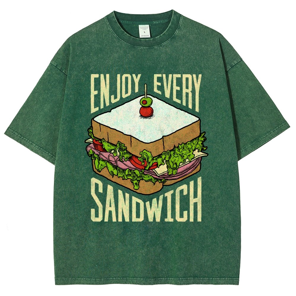 Enjoy Every Sandwich Vintage Distressed T-shirt