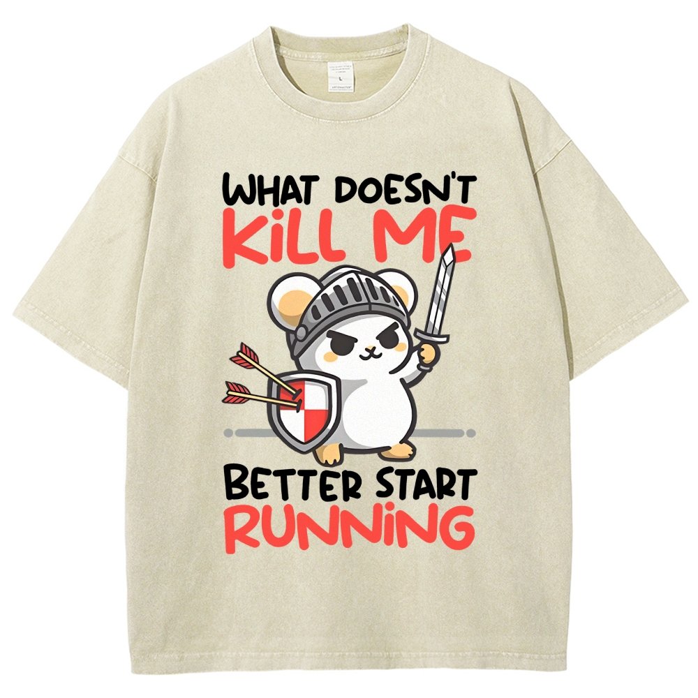 Knight mouse Vintage Distressed T-shirt