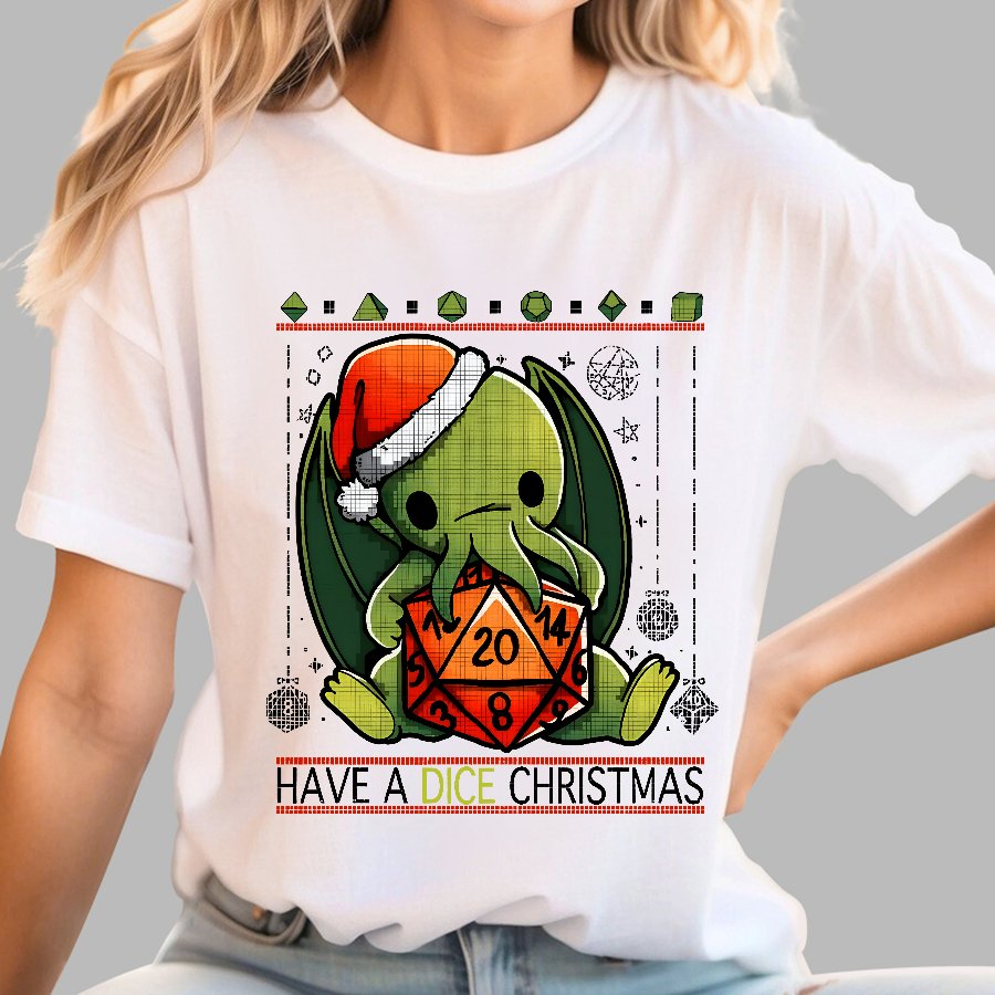 Have a Dice Christmas Geek T-Shirt