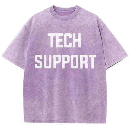 Tech Support Vintage Distressed T-shirt