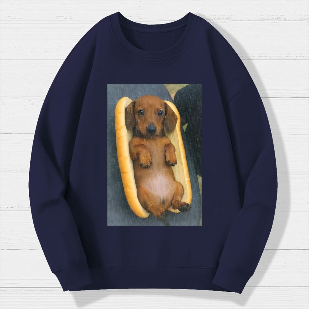 Real Hot Dog Geek Cotton Sweatshirt