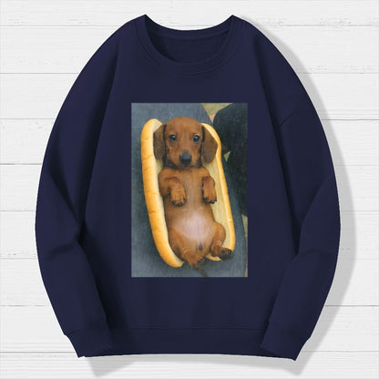 Real Hot Dog Geek Cotton Sweatshirt