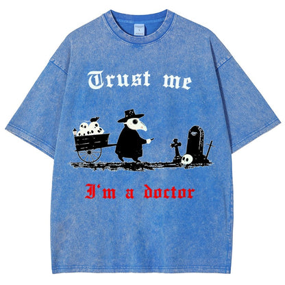 Trust Me I'm A Doctor Vintage Distressed T-shirt