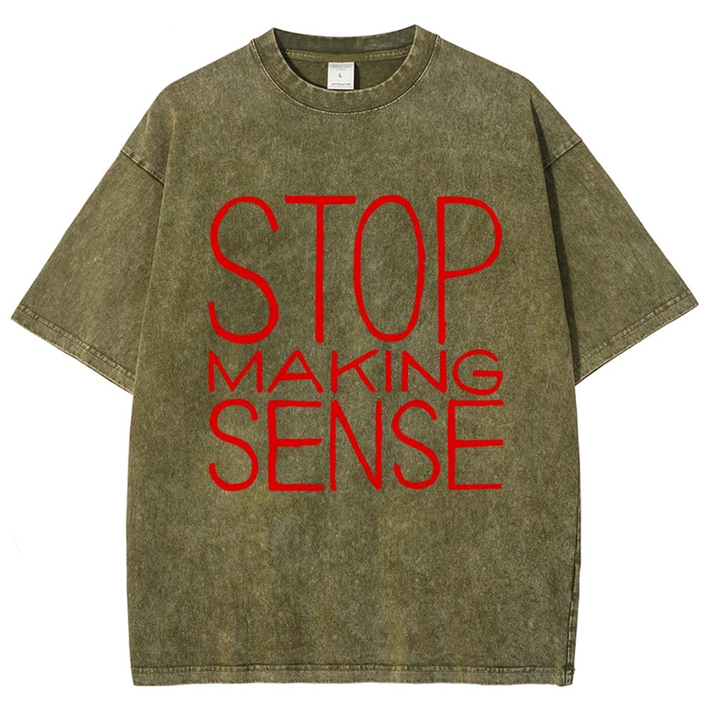 Stop Making Sense Vintage Distressed T-shirt