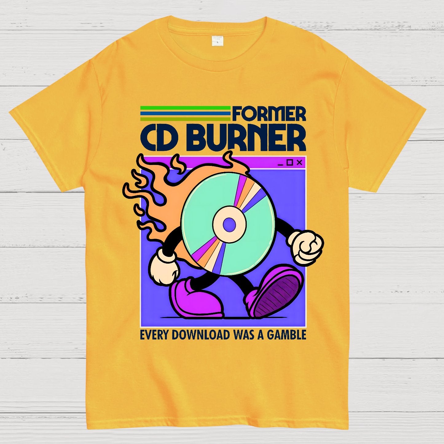 Former Cd Burner Geek T-Shirt