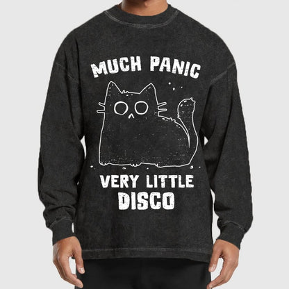 Much Panic, Very Little Disco Washed Long Sleeve Tee