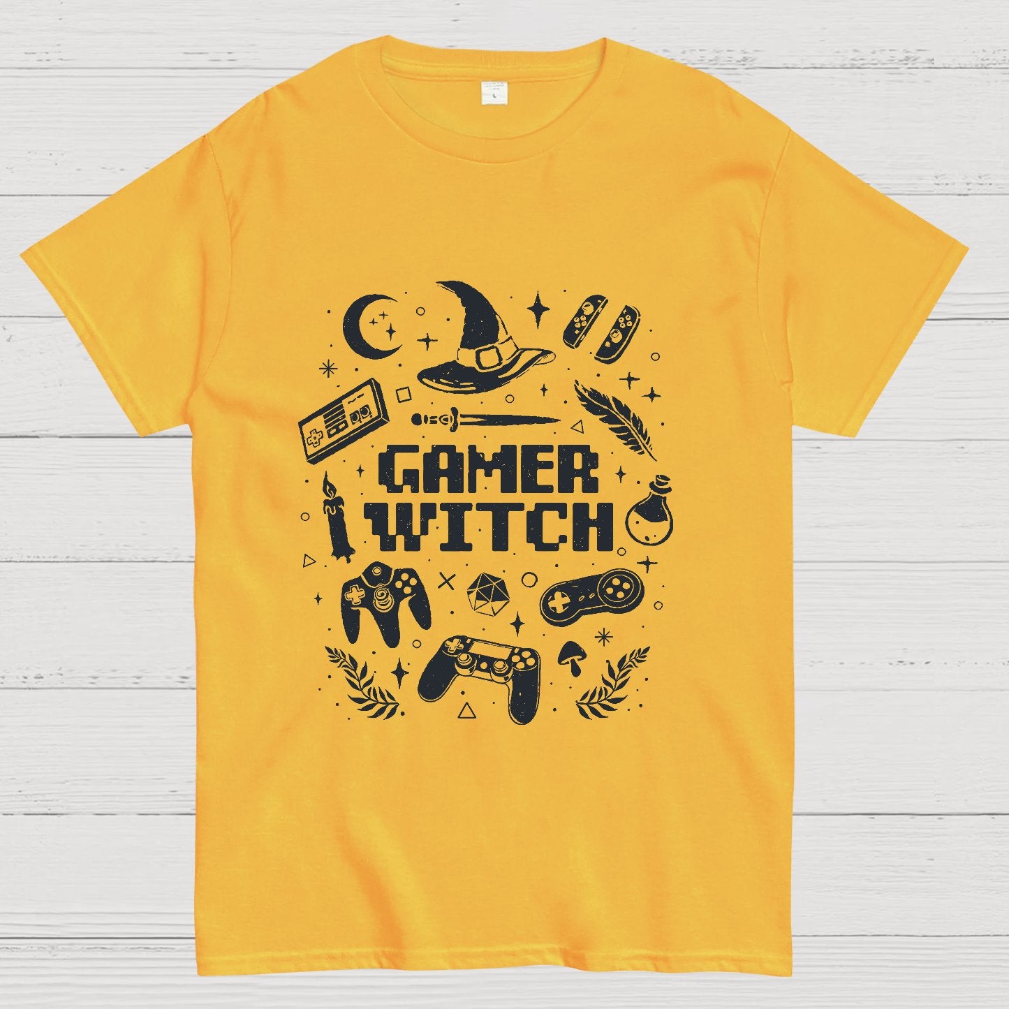 Gamer Witch Geeky T-Shirt