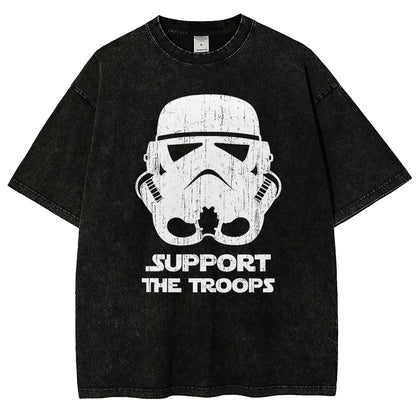 Support The Troops Vintage Distressed T-shirt