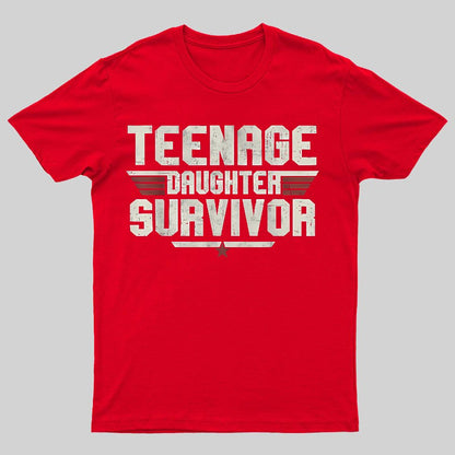 Teenage Daughter Survivor Vintage Geeky T-Shirt