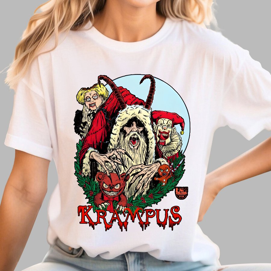 Krampus Christmas Geek T-Shirt