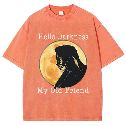 Hello Darkness My Old Friend Vintage Distressed T-shirt
