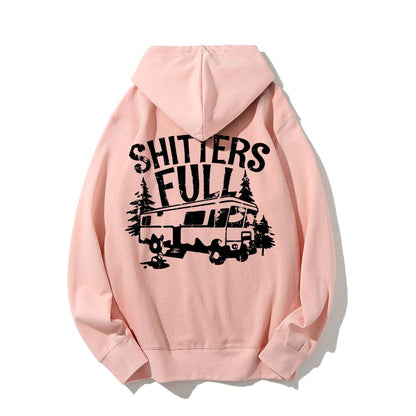 Shitters Full Printed Back Unisex Cotton Hoodie