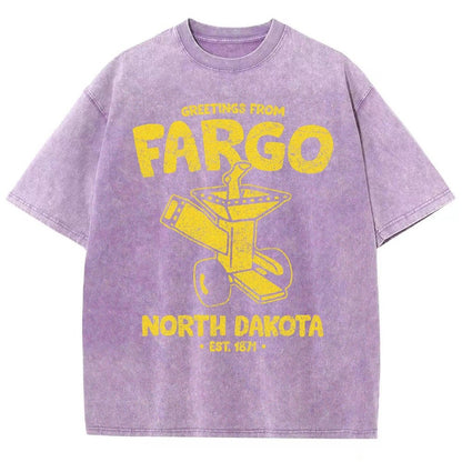 Greetings From Riverton Vintage Distressed T-shirt