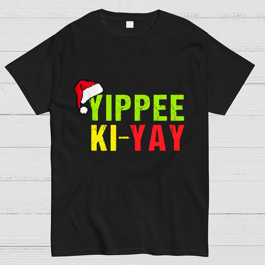 Yippee-Ki-Yay Funny Christmas Geek T-Shirt