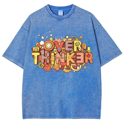 The Overthinker! Vintage Distressed T-shirt