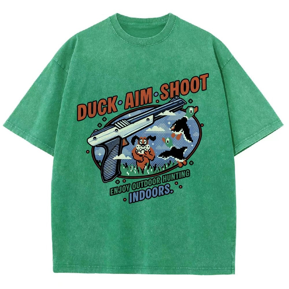Duck Aim Shoot Vintage Distressed T-shirt