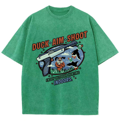 Duck Aim Shoot Vintage Distressed T-shirt