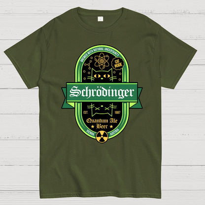 Schrodinger Quantum Ale Beer Geek T-Shirt