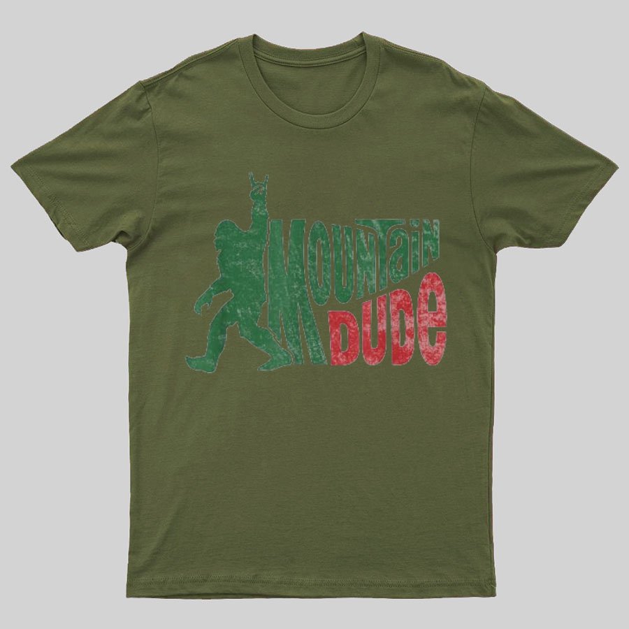 Mountain Dude Geeky T-Shirt