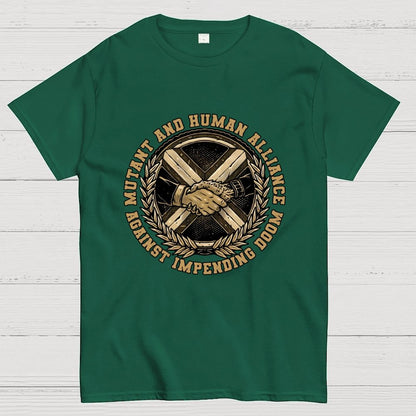 Mutant and Human Alliance Geek T-Shirt