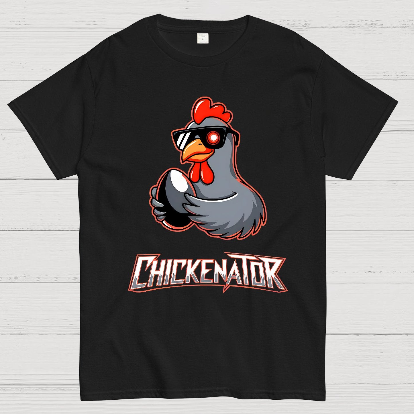 Chickenator, The Future Chicken Geek T-Shirt