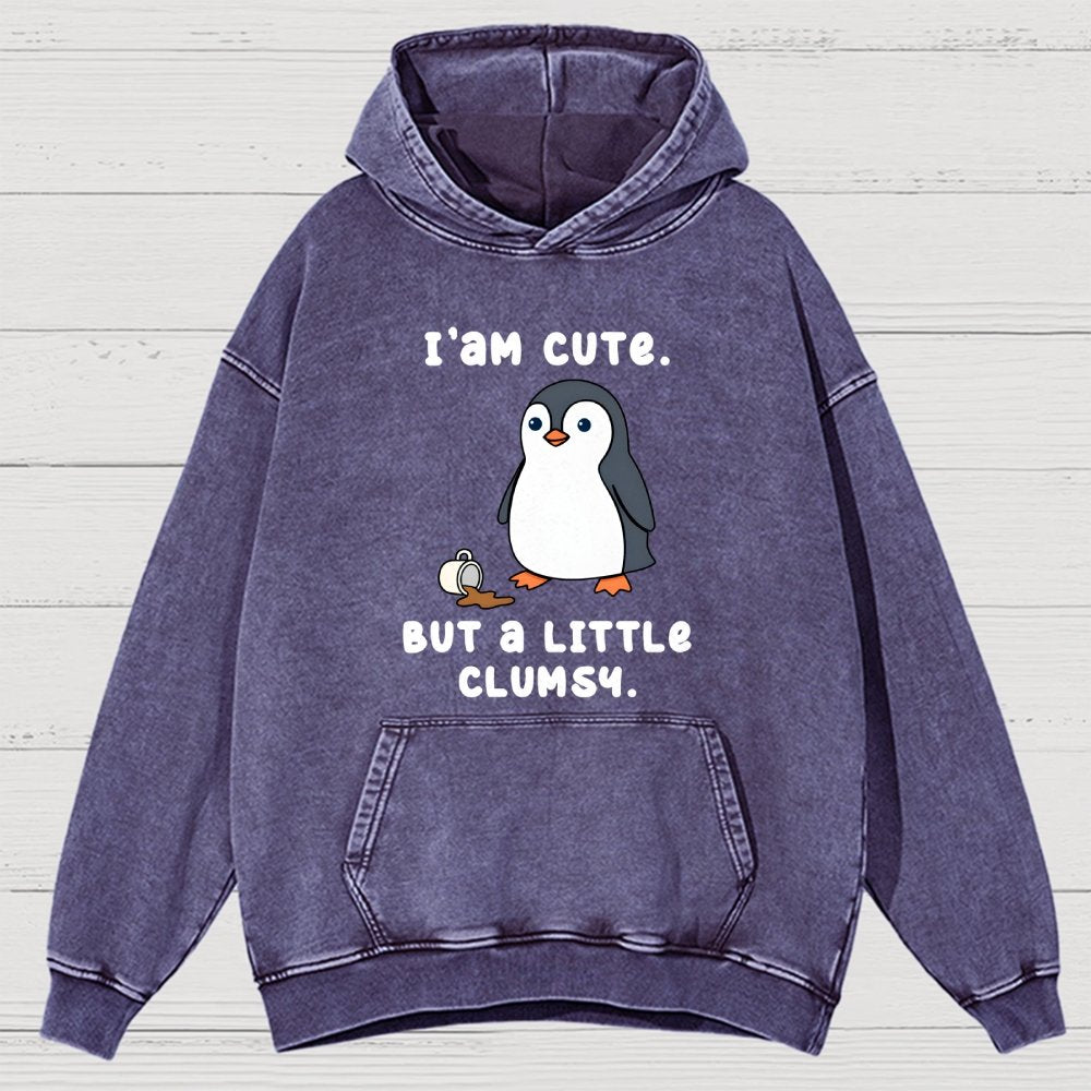 Little Clumsy Vintage Distressed Hoodie