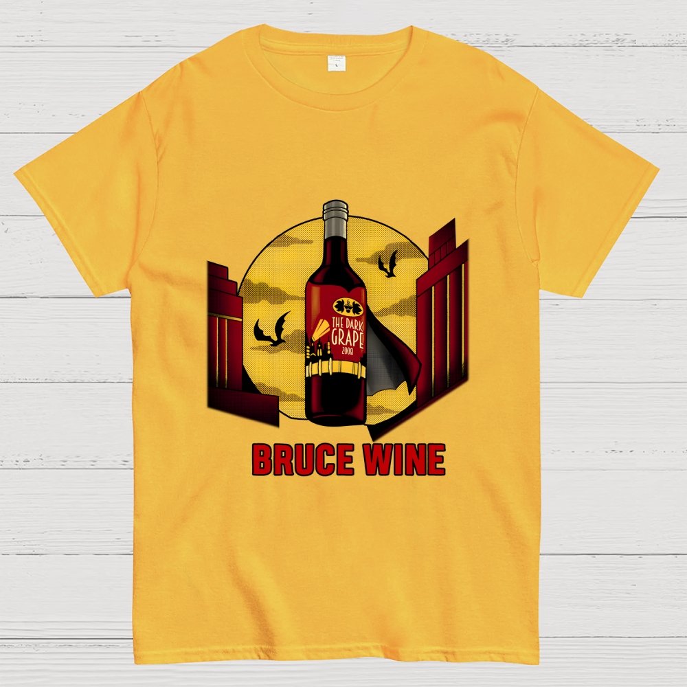 Bruce Wine Geek T-Shirt