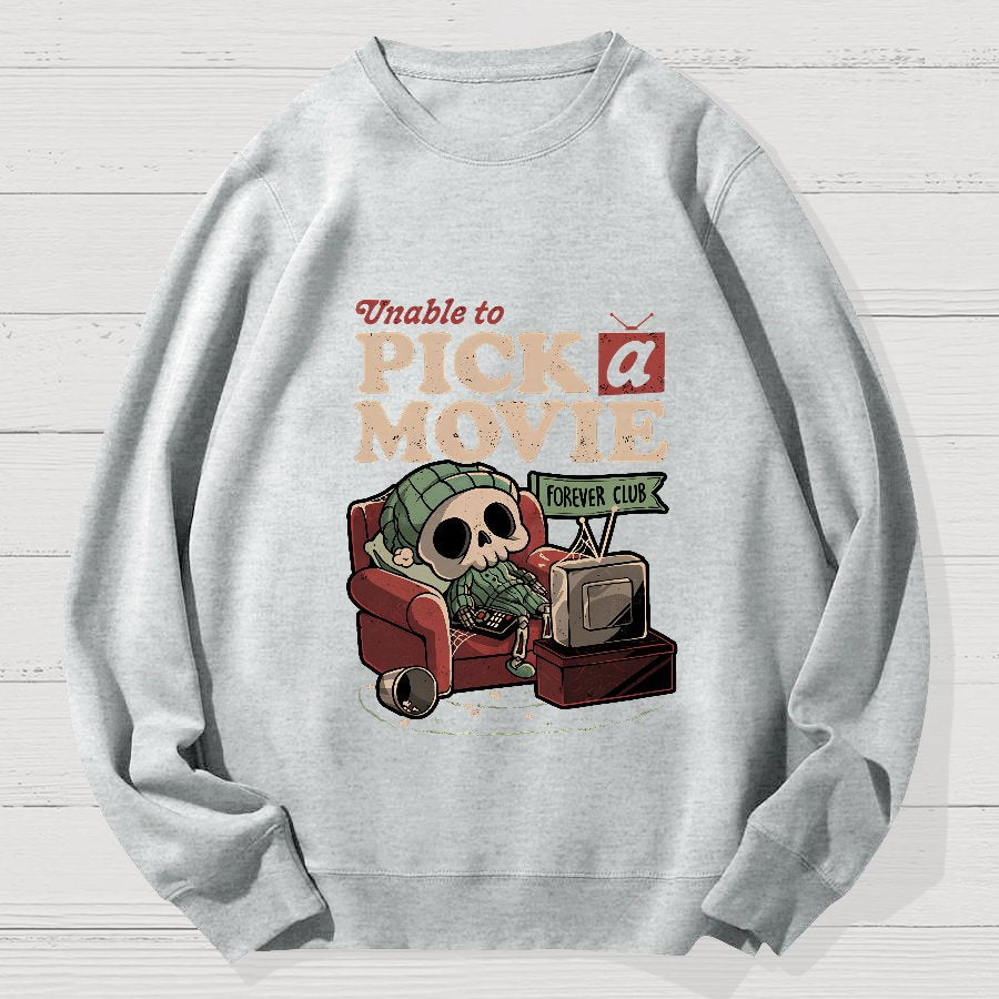 Pick Movie Geek Cotton Sweatshirt