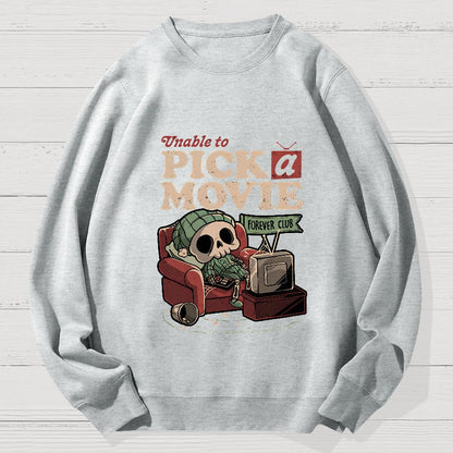 Pick Movie Geek Cotton Sweatshirt